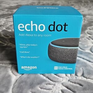 Amazon Echo Dot 3rd Gen Packaging - Sealed Box